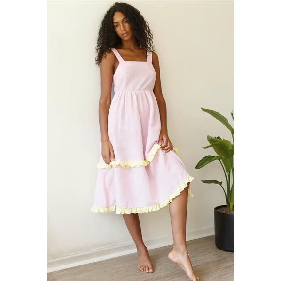 NWT Free People X Dora Larsen Emelie Nightdress - Picture 11 of 13